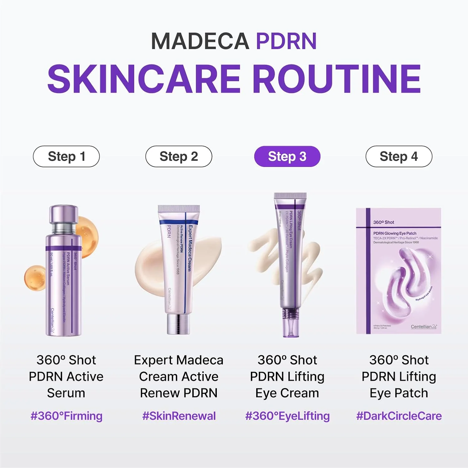 360º Shot PDRN lifting Eye cream 30ml - Image 7